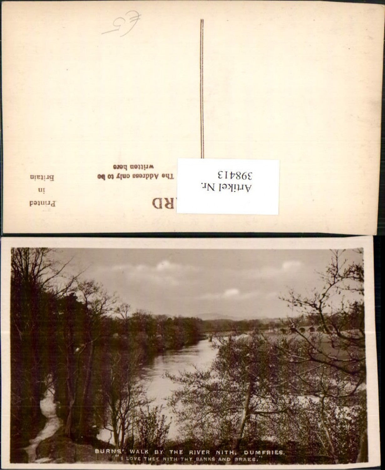 Alte Ansichtskarte – Old Postcard