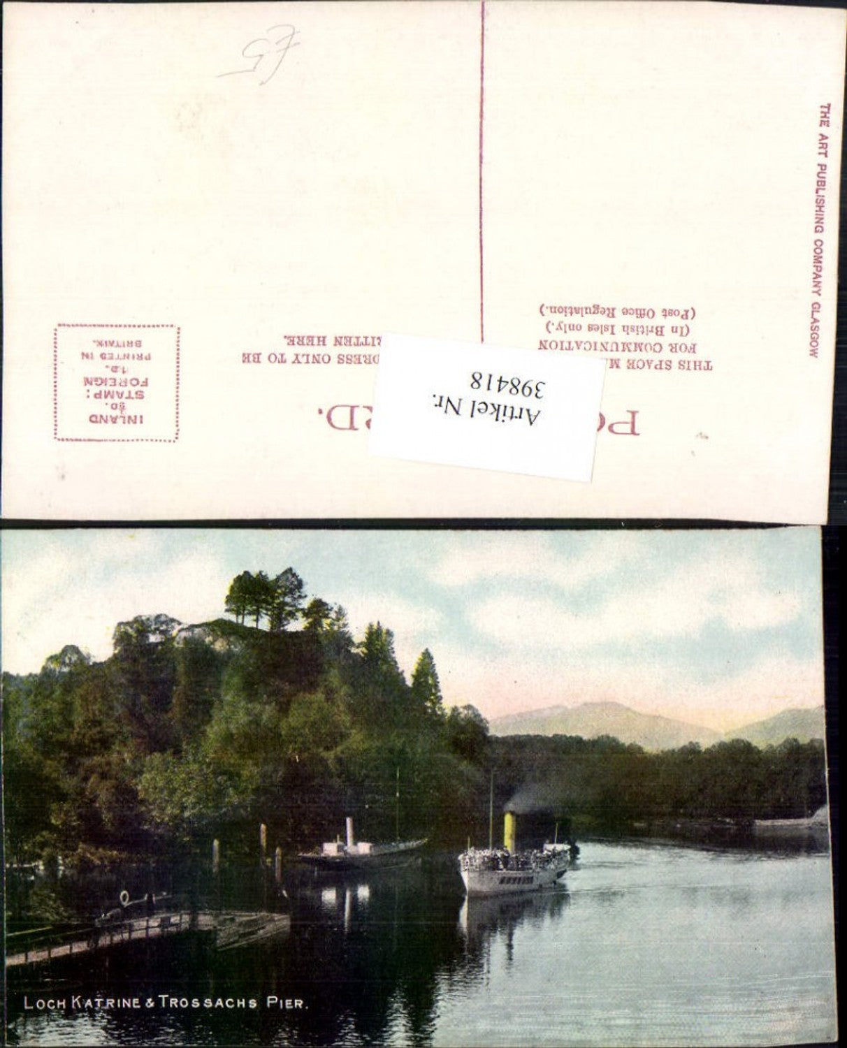 Alte Ansichtskarte – Old Postcard