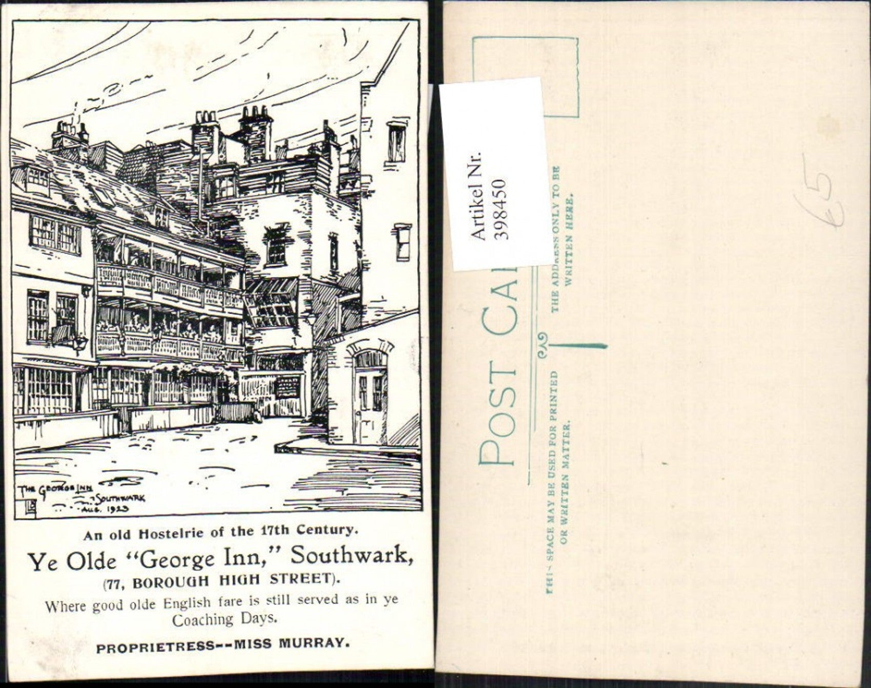 Alte Ansichtskarte – Old Postcard