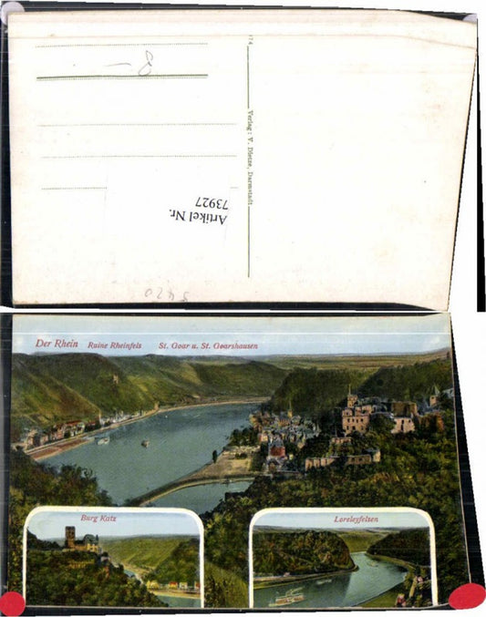 73927,Ruine Rheinfels St Goarshausen Loreley Katz Burg