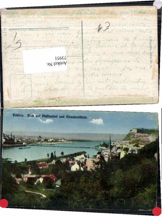 73951,Coblenz Koblenz Pfaffendorf Ehrenbreitenstein