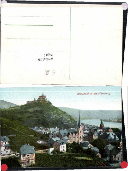 74017,Braubach Marksburg Partie 1915
