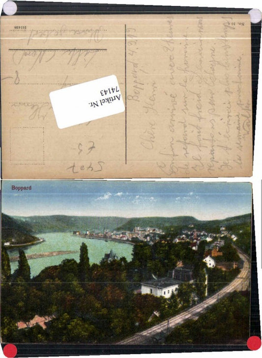 74143,Boppard am Rhein Uferansicht