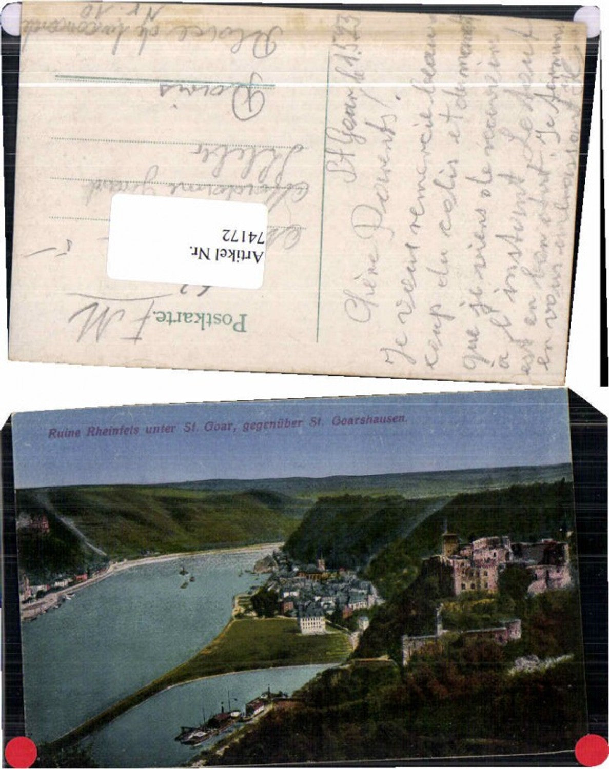 74172,Rheinfels St Goar St Goarshausen