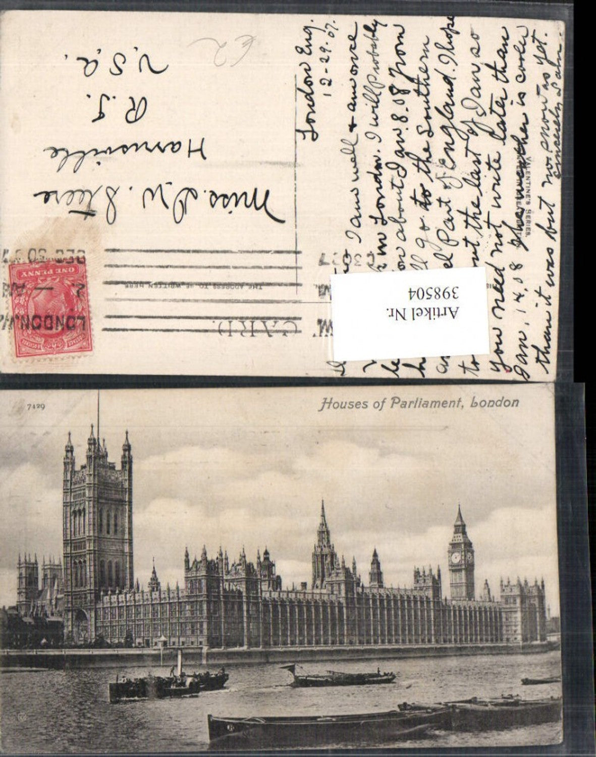 Alte Ansichtskarte – Old Postcard