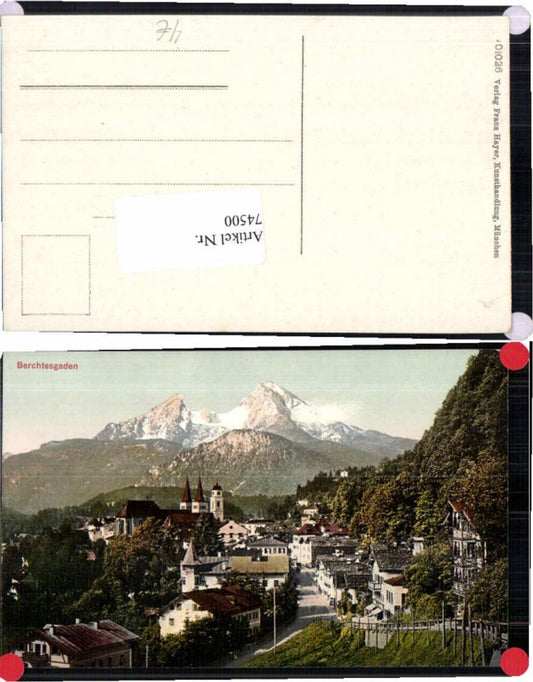 74500,Berchtesgaden Tolle COLOR 1910