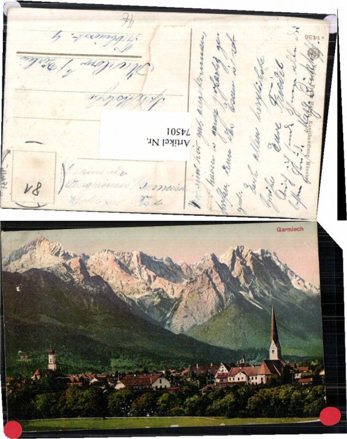 74501,Garmisch Schöne Ansicht des Ortes