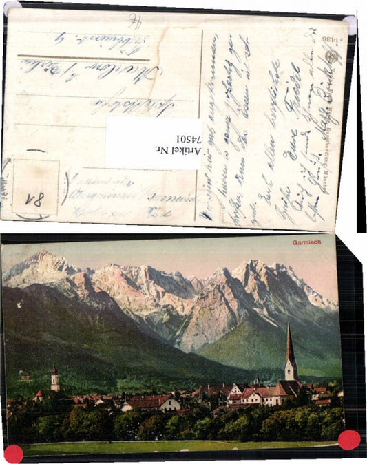74501,Garmisch Schöne Ansicht des Ortes