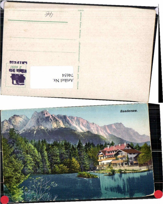 74654,Badersee b. Grainau Garmisch Partenkirchen Hotel