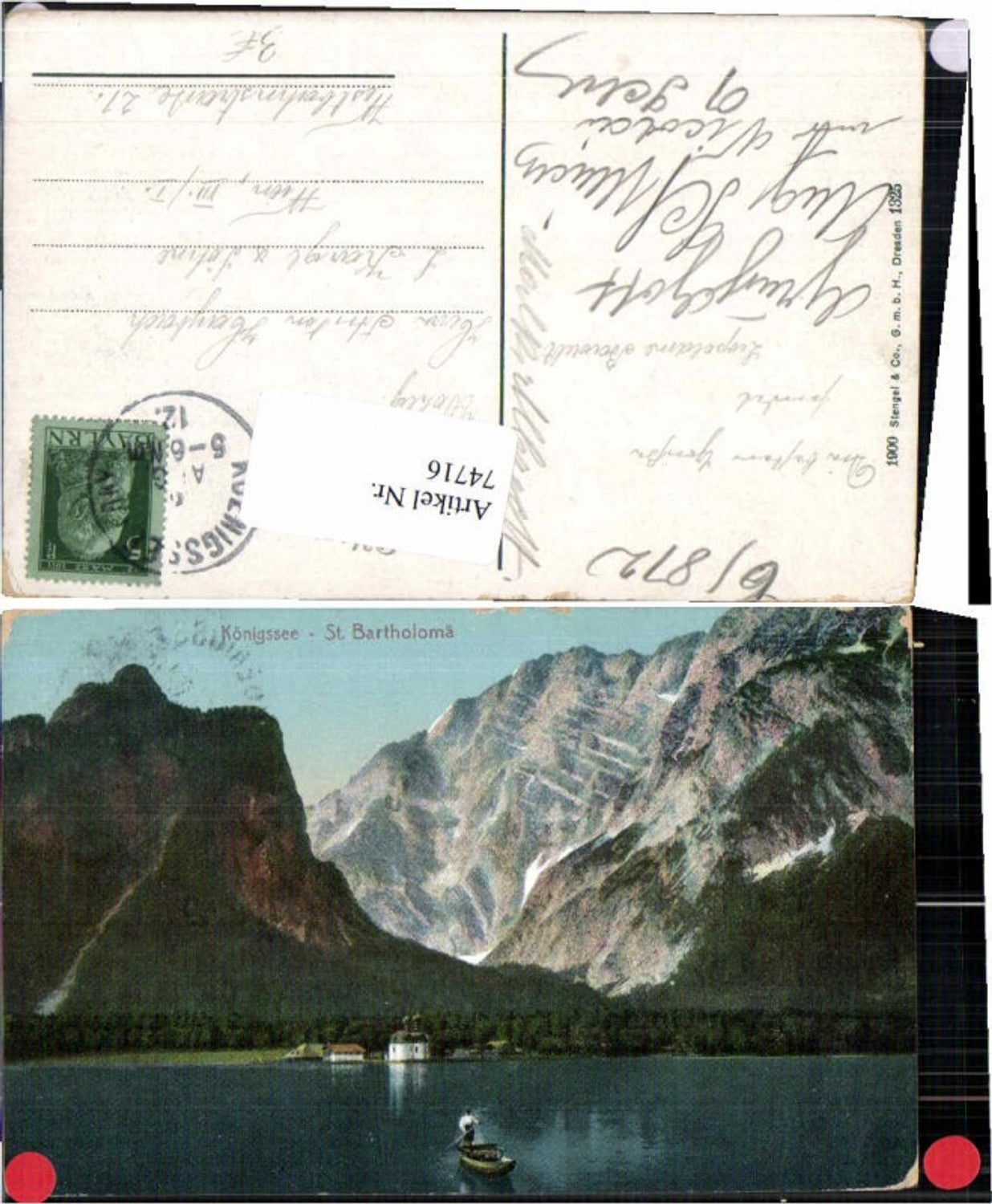 74716,Königsee St Bartholomä Berchtesgaden Boot