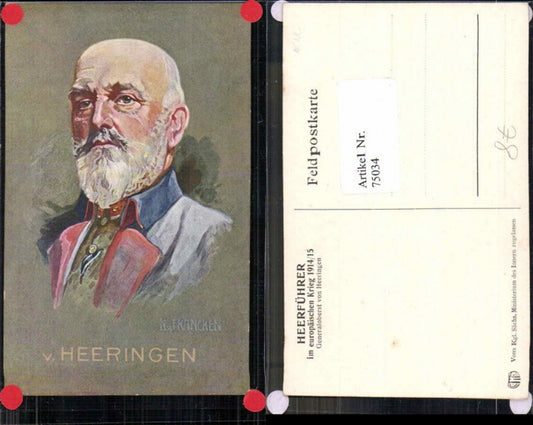 75034,Generaloberst von Heeringen R.v. Francken