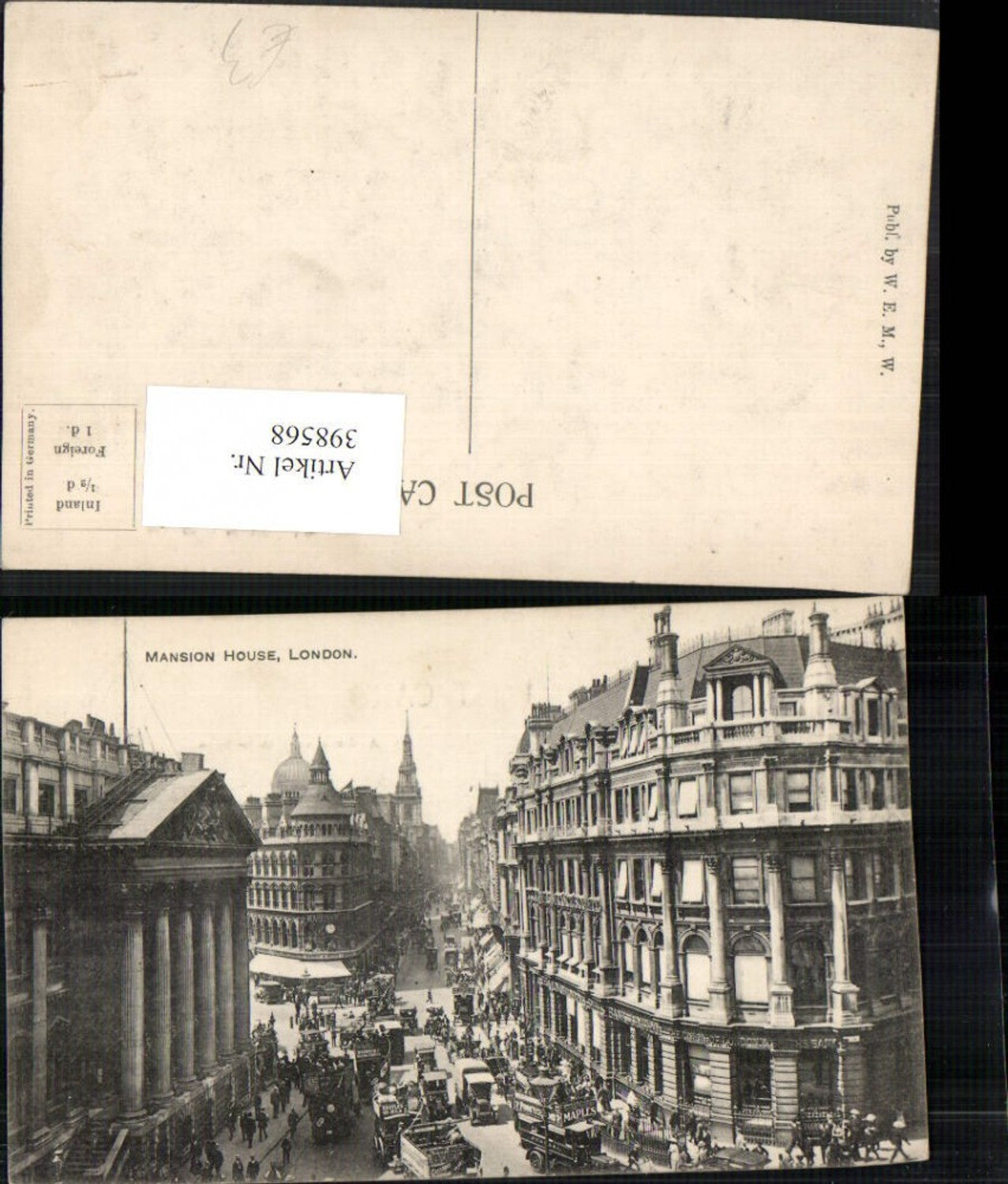 Alte Ansichtskarte – Old Postcard