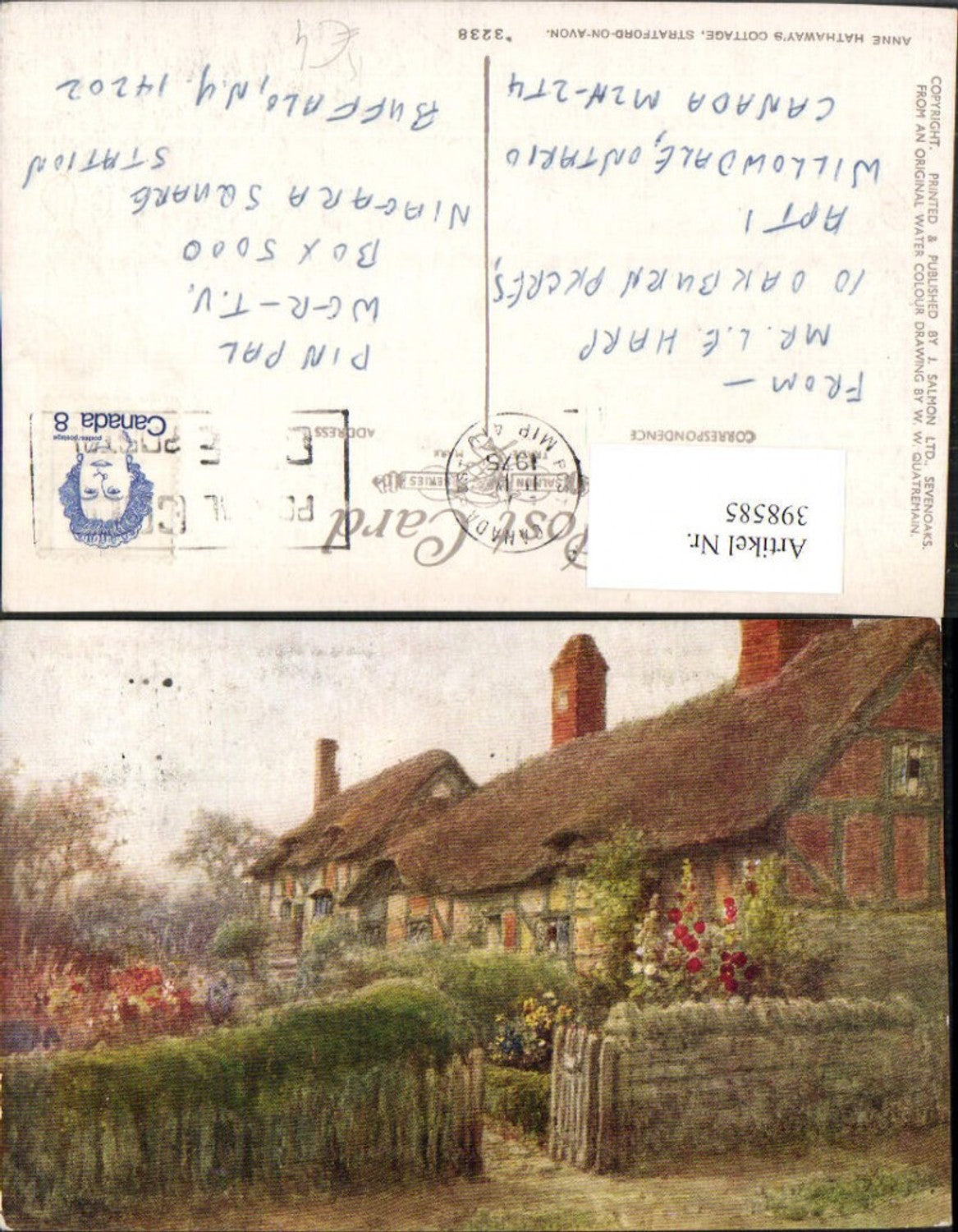 Alte Ansichtskarte – Old Postcard