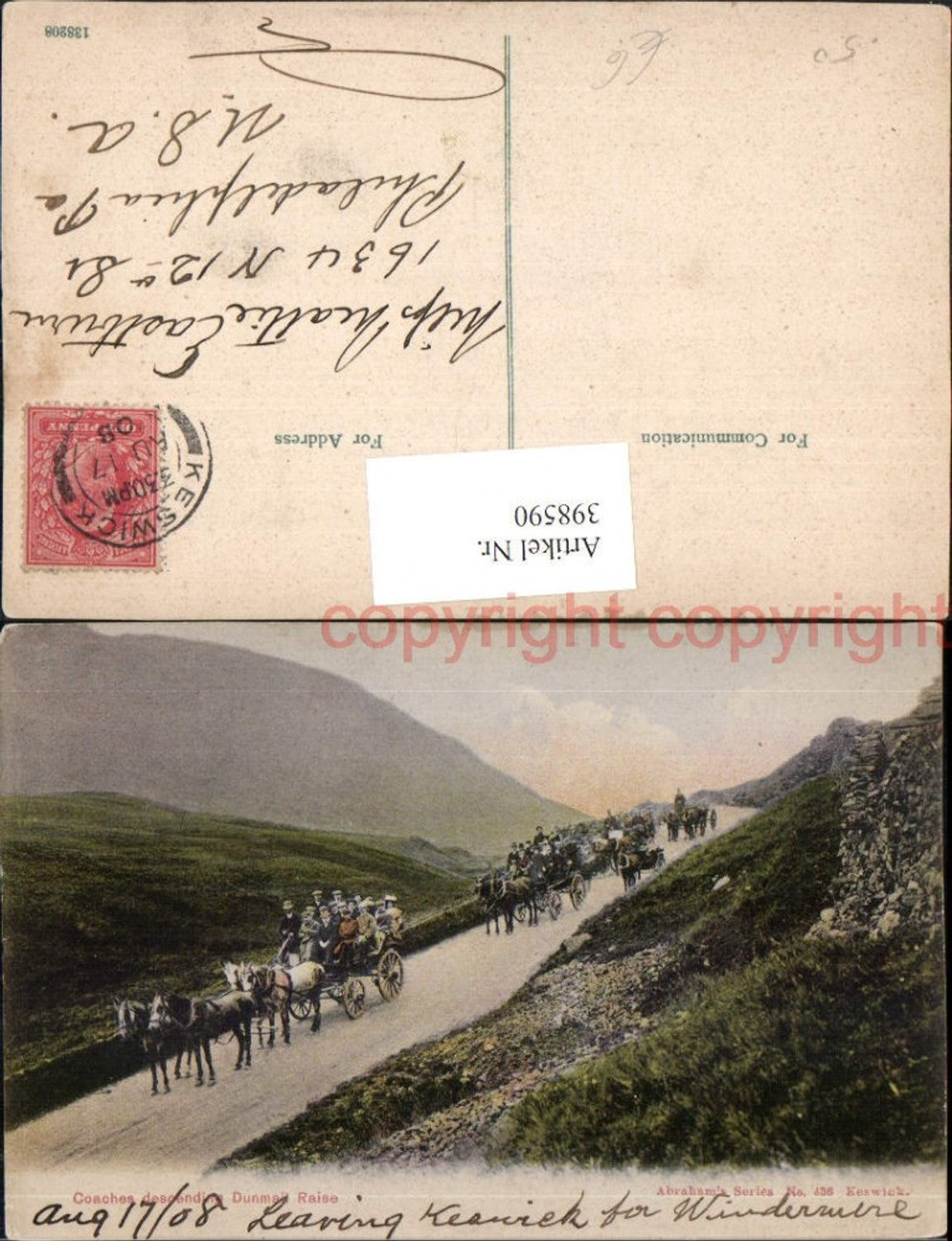 Alte Ansichtskarte – Old Postcard