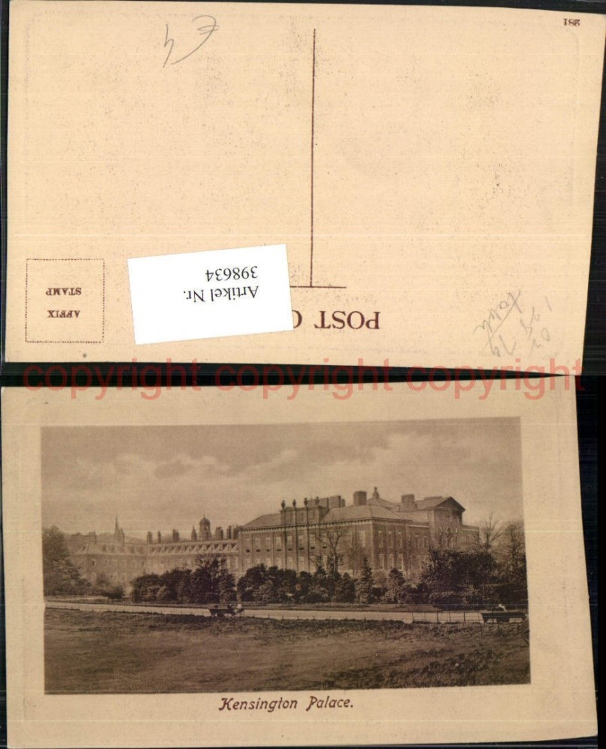 Alte Ansichtskarte – Old Postcard