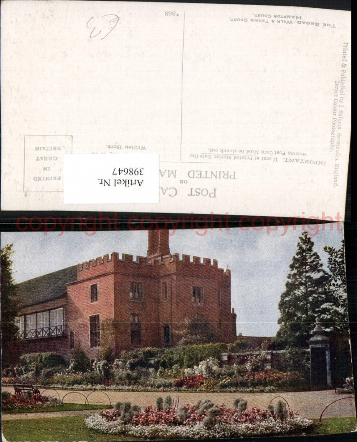 Alte Ansichtskarte – Old Postcard