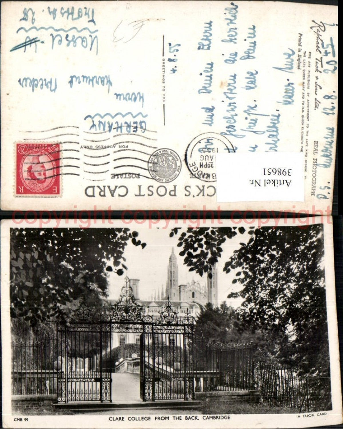 Alte Ansichtskarte – Old Postcard
