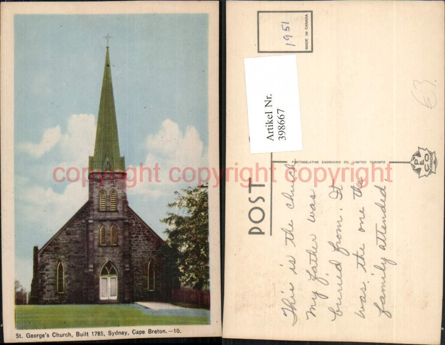 Alte Ansichtskarte – Old Postcard