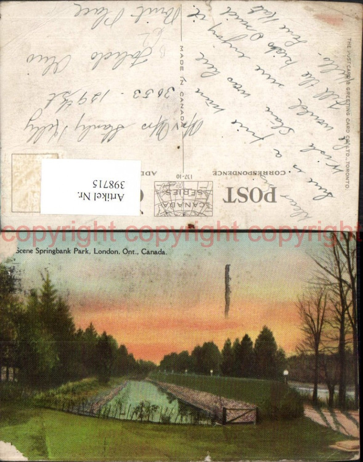 Alte Ansichtskarte – Old Postcard