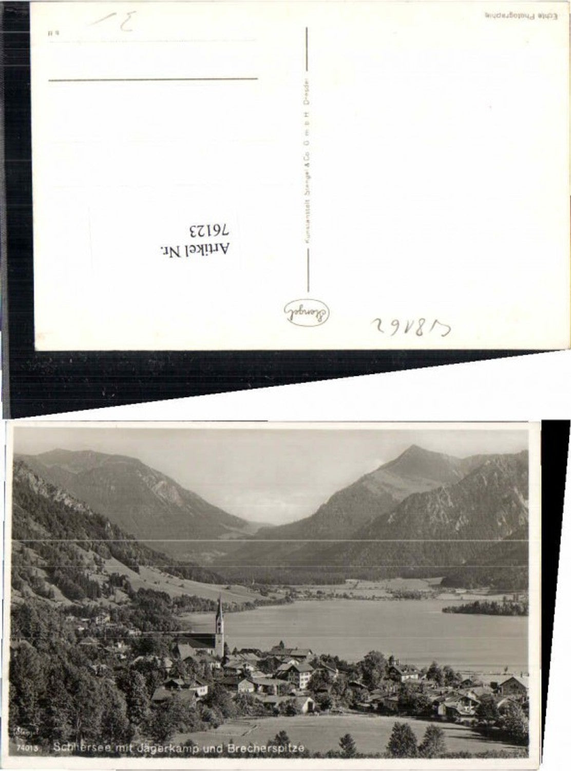 76123, Schliersee m. Jägerkamp 1935