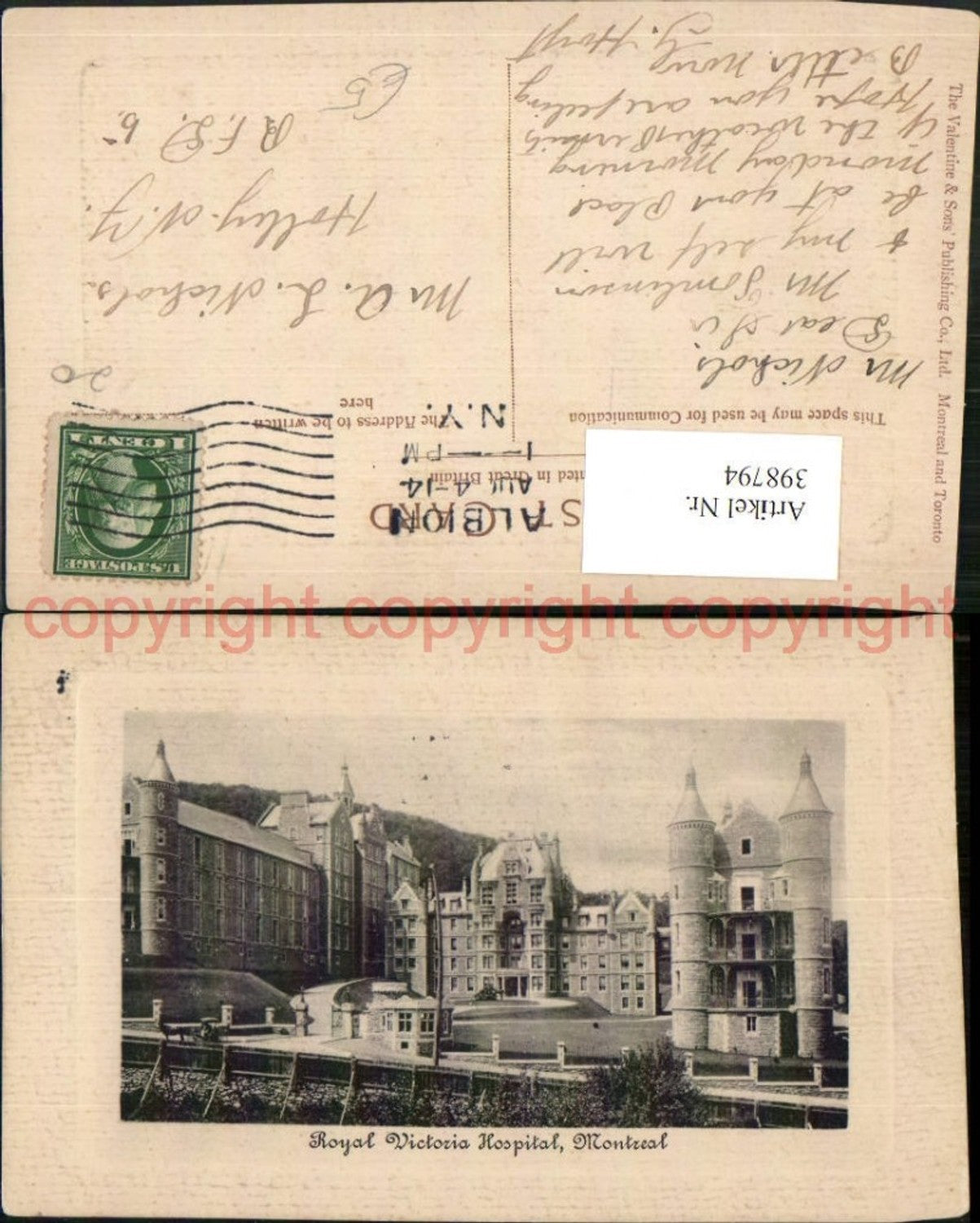 Alte Ansichtskarte – Old Postcard