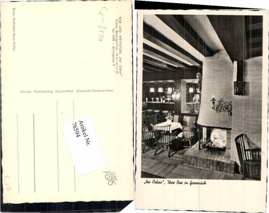 76594,Garmisch Partenkirchen Oskar Gasthaus Innen