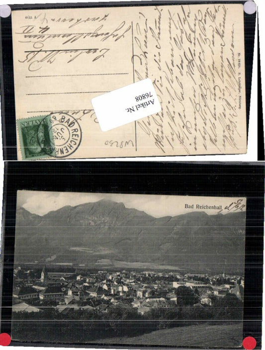 76808,Bad Reichenhall Totale 1912 pub Lehrburger
