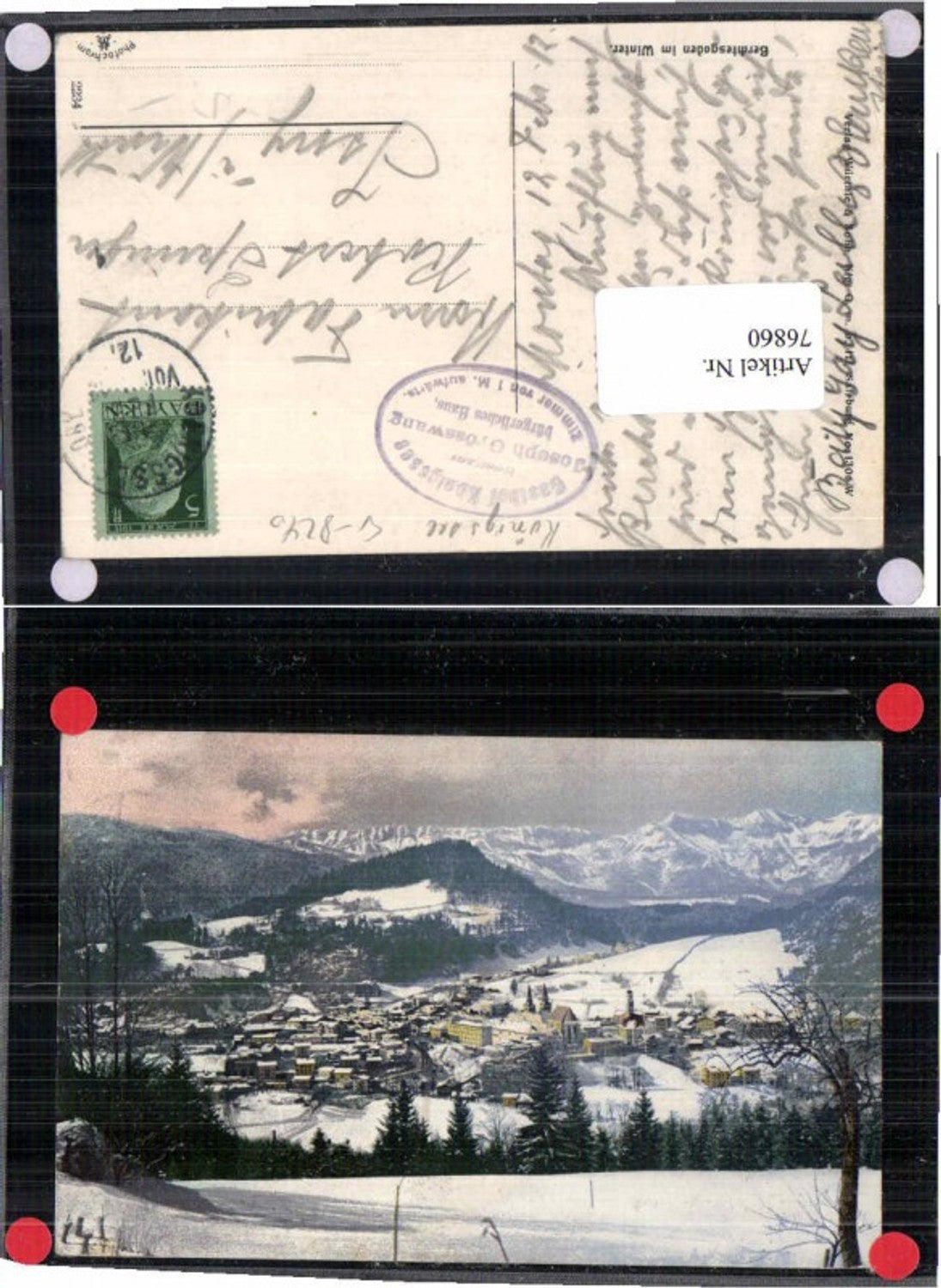 76860,Berchtesgaden im Winter 1920