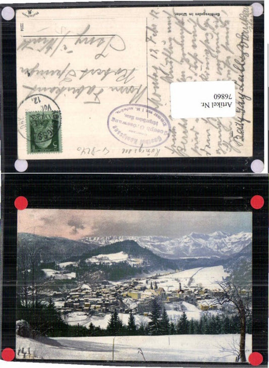 76860,Berchtesgaden im Winter 1920