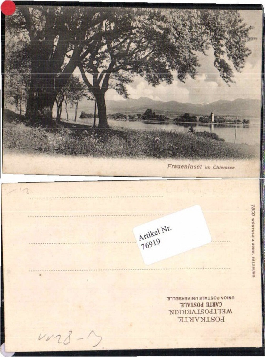 76919,Fraueninsel am Chiemsee 1910