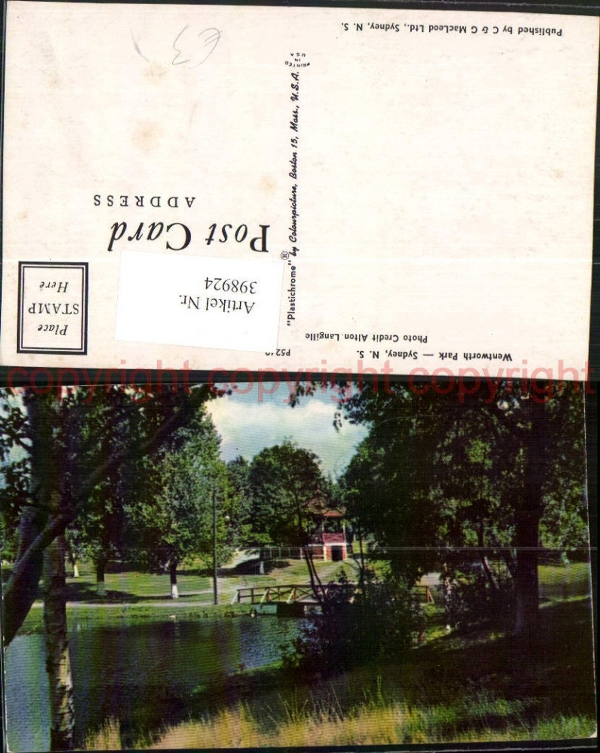 Alte Ansichtskarte – Old Postcard