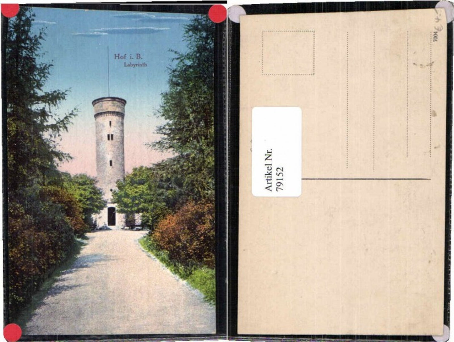 79152,Hof in Bayern Labyrinth Turm 19