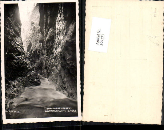 399173,Burggrabenklamm Klamm b. Unterach am Attersee