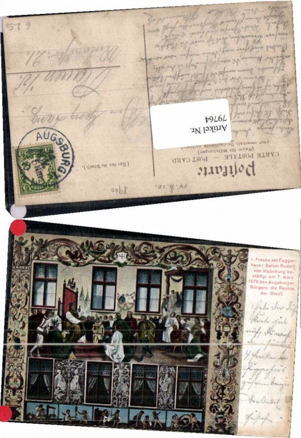 79764, Augsburg Fuggerhaus Habsburg