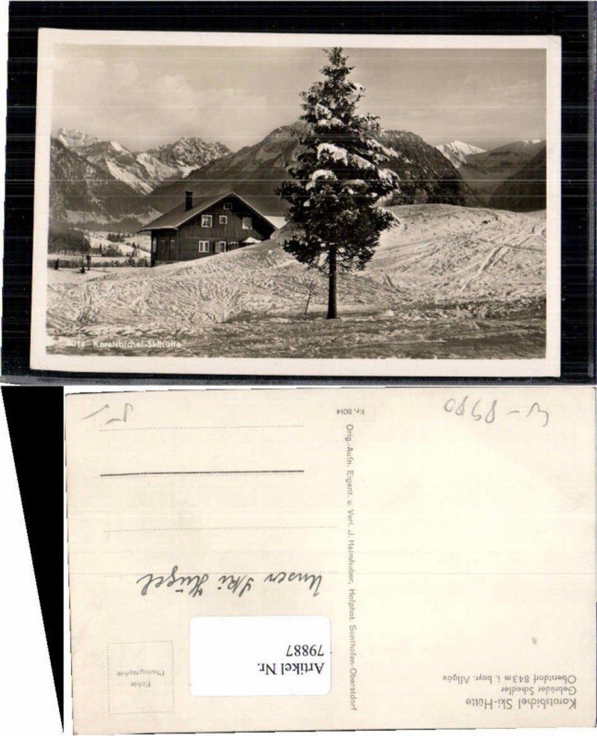79887,Karatsbichel Skihütte b. Oberstdorf Allgäu