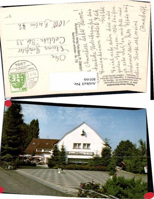 80166,Preußisch Oldendorf Eininghausen Pension Sonneblick