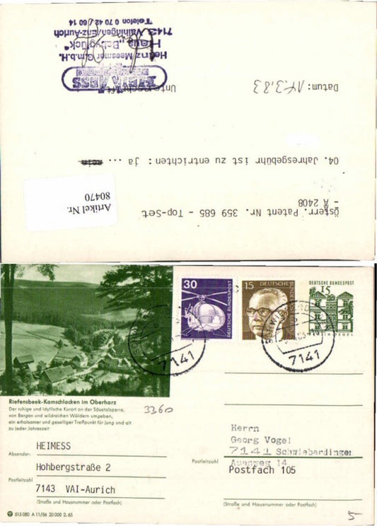 80470,Riefensbeek Kamschlacken Osterode harz