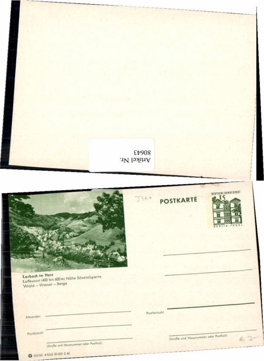 80643,Lerbach im Harz Osterode am Harz