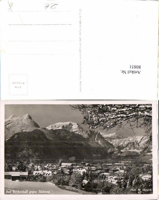 80851,Bad Reichenhall g. Südwest pub Herpich 427