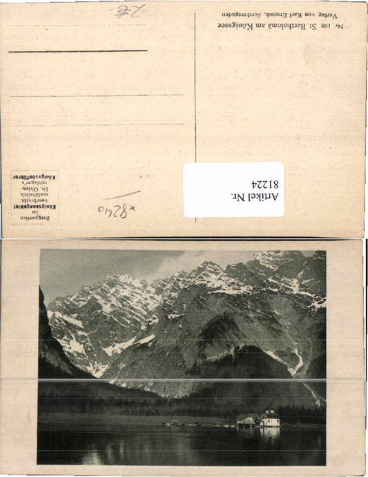 81224,Königssee St Bartholomä Berchtesgaden