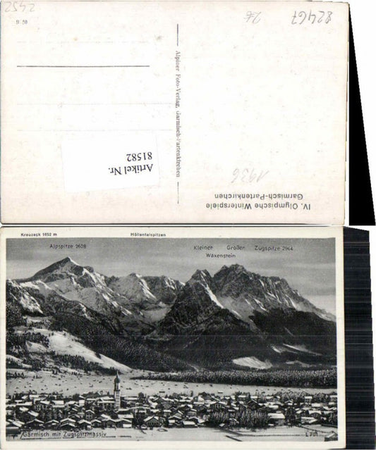 81582,Garmisch Partenkirchen Zugspitze 1920