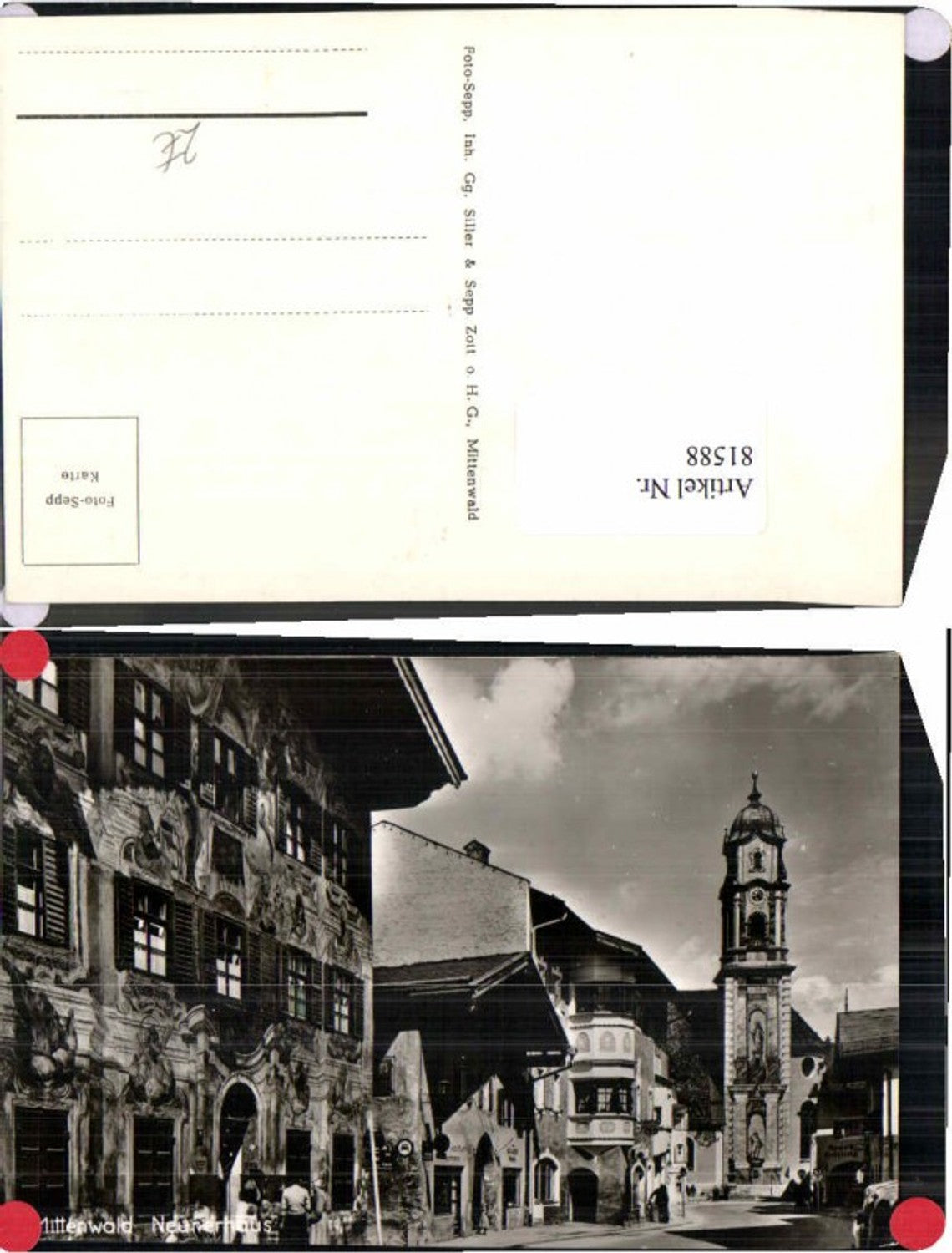 81588,Mittenwald neunerhaus Strassenansicht