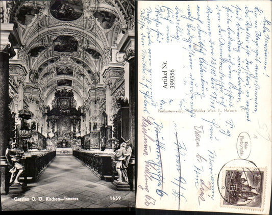 399356,Garsten Kirche Innenansicht