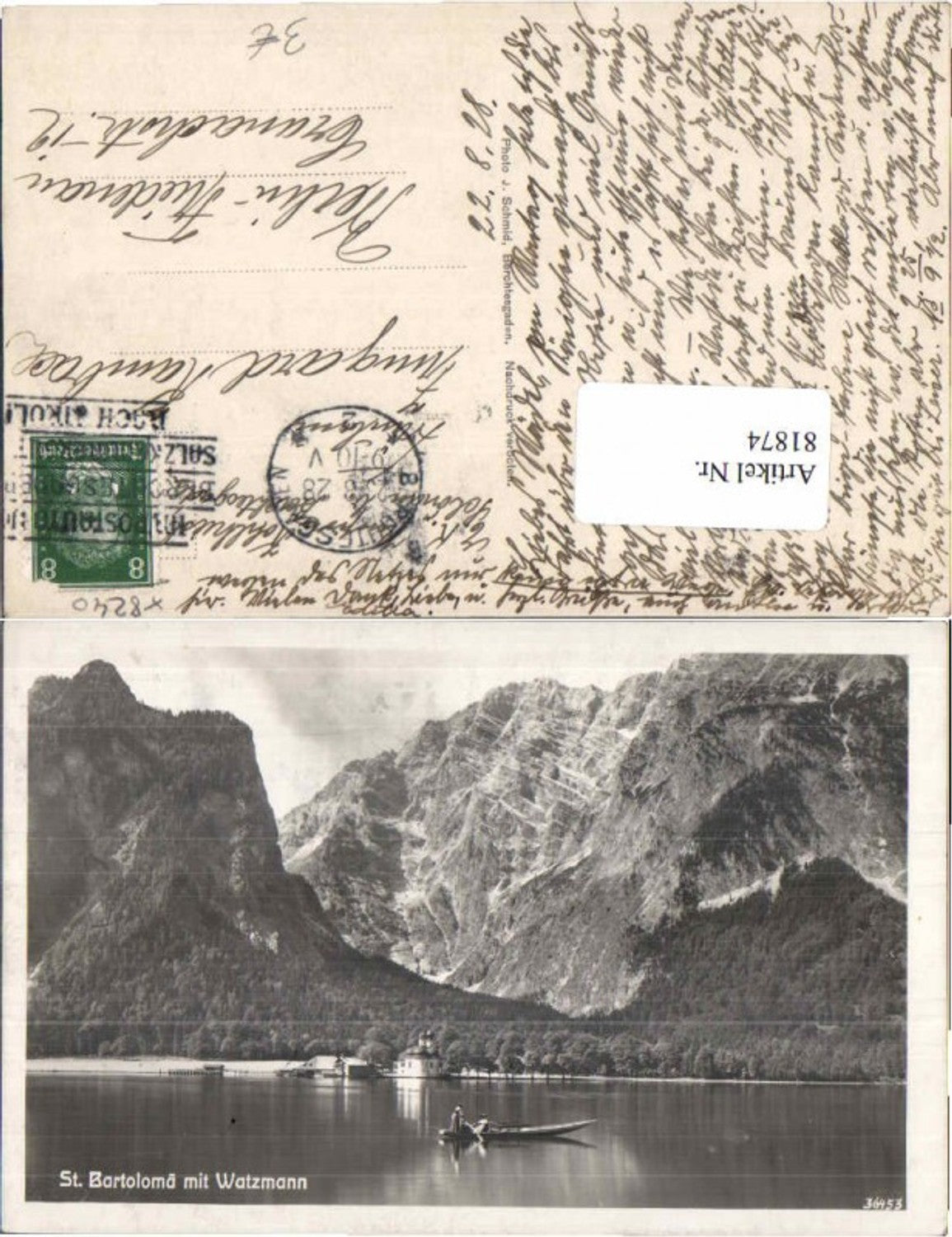 81874,St Bartholomä Berchtesgaden Königssee