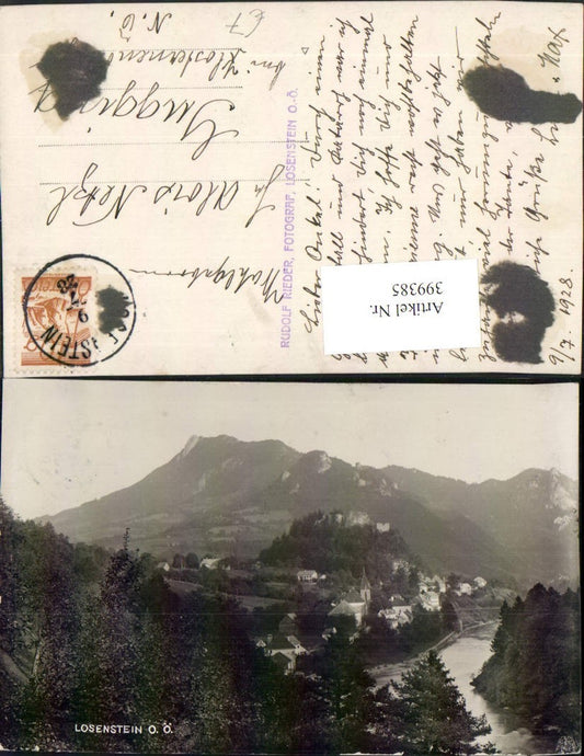 399385,Losenstein Totale Bergkulisse