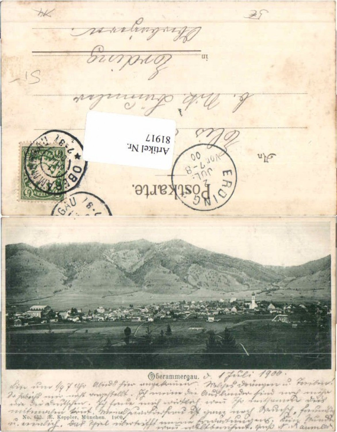 81917,Oberammergau Totale 1899 pub Keppler 633