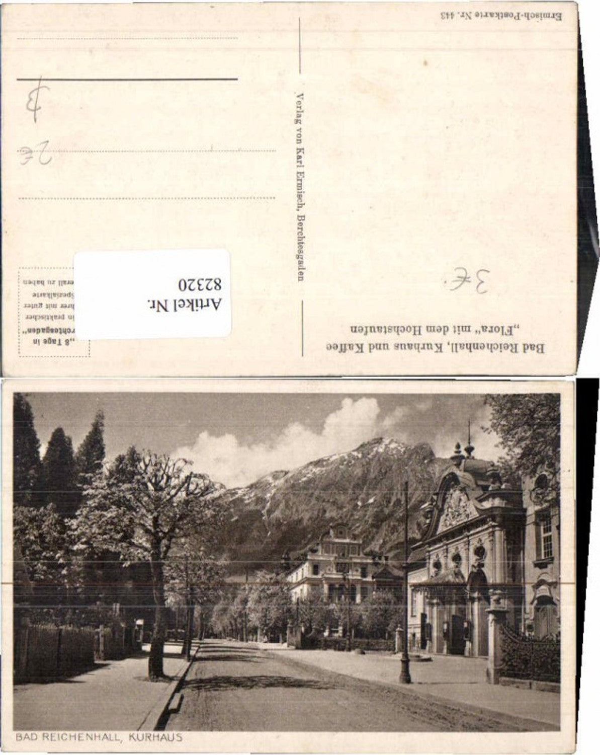 82320,Bad Reichenhall Strassenansicht 1920