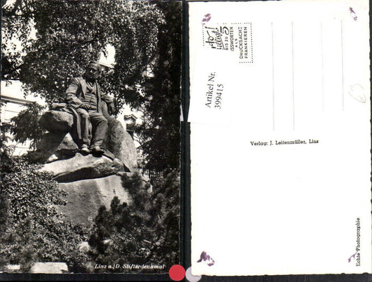 399415,Linz an d. Donau Stifterdenkmal Denkmal Statue