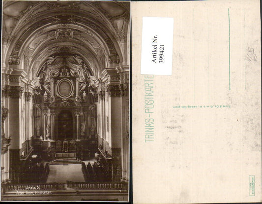399421,Linz an d. Donau Alter Dom Innenansicht Altar pub Trinks