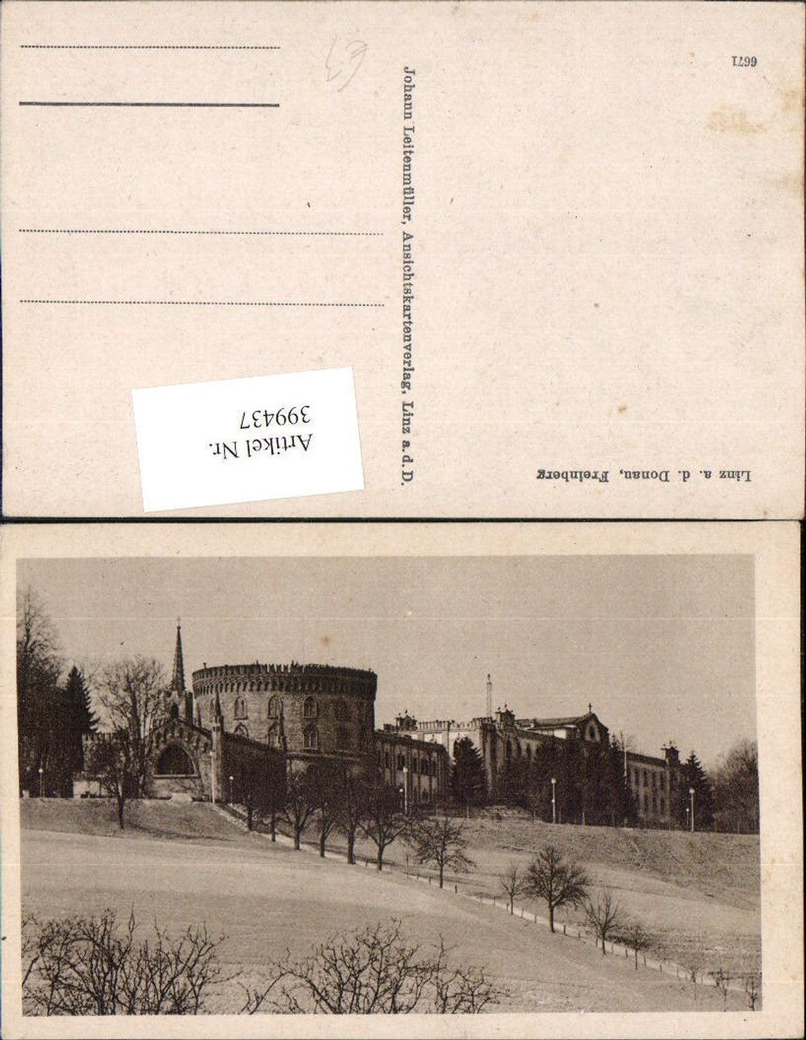 399437,Linz an d. Donau Freinberg Kirche Kloster